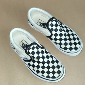 Kids checkered vans